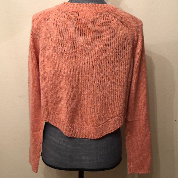 Cropped knitted sweater - Picture 4 of 7
